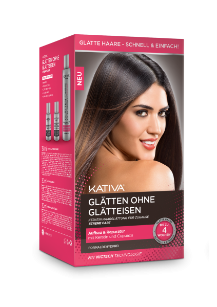 Kativa - Haarglättung Xtreme Care - red