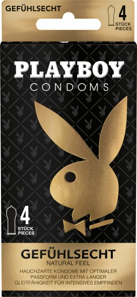 Playboy Condoms Gefühlsecht 4er